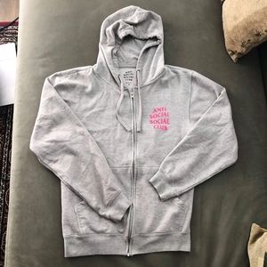 Anti Social Social Club zip-up hoodie